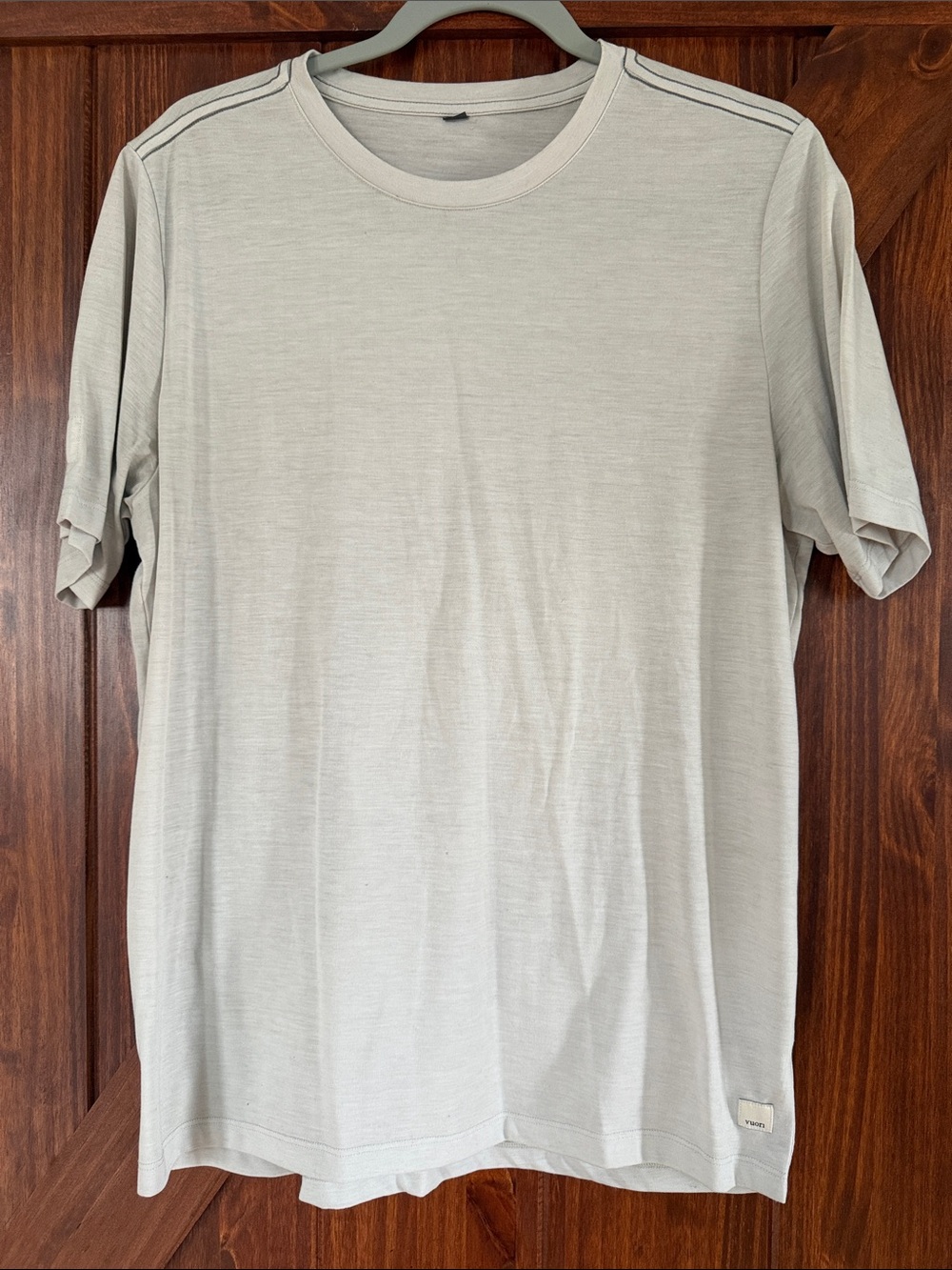 Vuori Short Sleeve Crew Tee in Sage Green